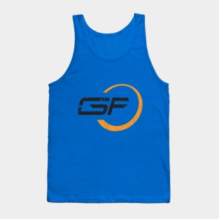 GameFly Retro Logo in Distressed Black Tank Top